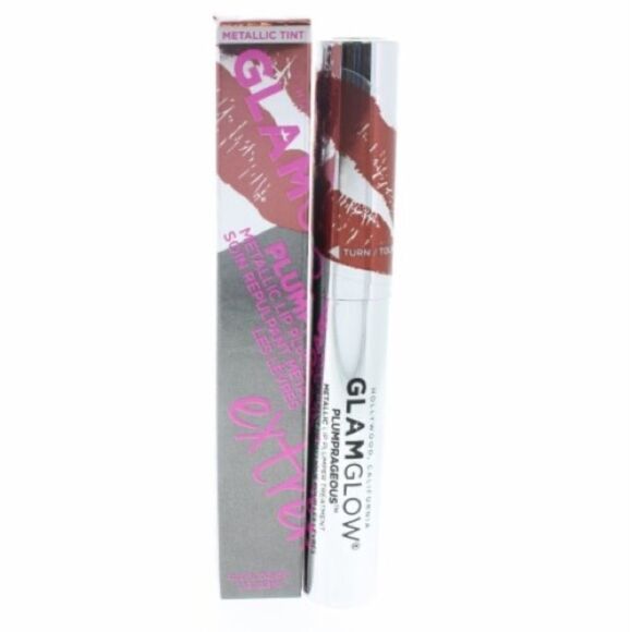 💸2/$20💸 NIB GLAMGLOW Plumprageous Metallic Lip Plumper in “Suggestive” - Picture 1 of 6